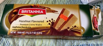 Hazeulnut flavetoud creme wafers