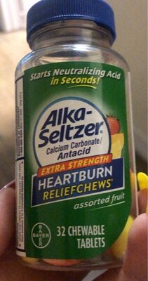 Heartburn relief chews