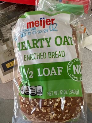 Hearty Oat 1/2 Loaf