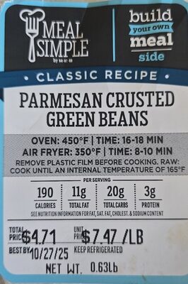 HEB Meal Simple Parmesan Crusted Green Beans