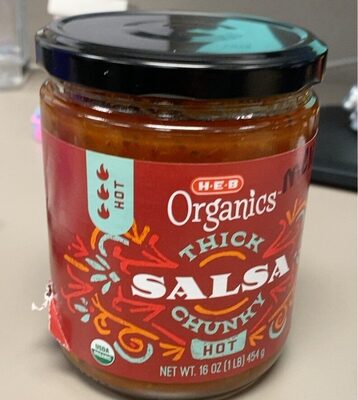 Heb organic thick chunky salsa