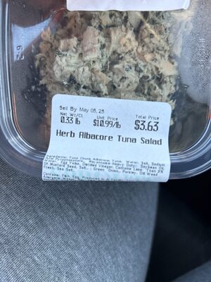 Herb Albacore Tuna Salad