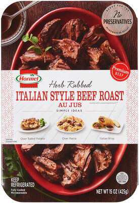 Herb Rubbed Italian Style Beef Roast