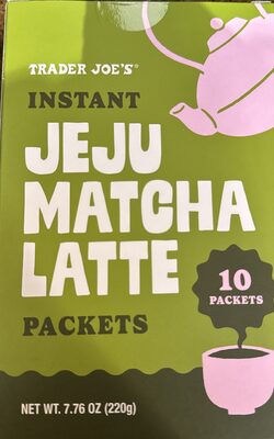 Here matcha latte packets