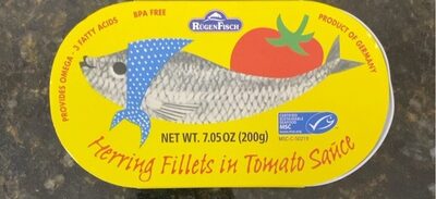 Herring Fillets in Tomato Sauce