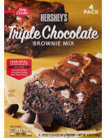 Hersheys triple chocolate brownie mix