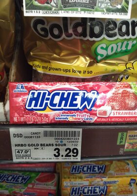 Hi Chew Chewy fruit candy!