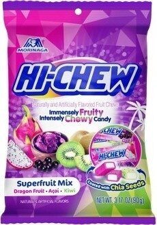 Hi chew superfruit mix flavored fruit chews