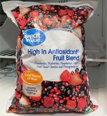 High in antioxidant fruit blend
