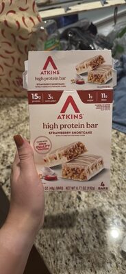 high protein bar strawberry shortcake