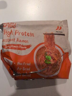 High Protein Instant Ramen Spicy Kimchi Flavor