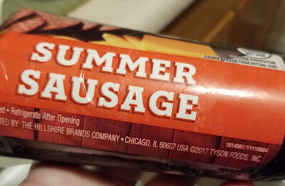 Hillshire farm, summer sausage