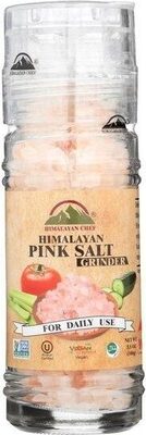 Himalayan chef pink salt refillable grinder ounce