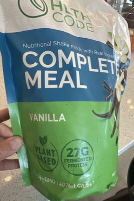 HLTH code Complete meal