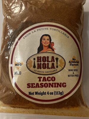 Hola Nola Taco Seasoning
