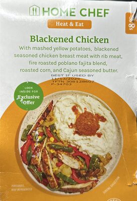 Home Chef Blackened Chicken