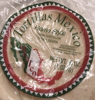 Home style corn tortillas