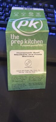 Homemade Beef Meatballs and Pasta Marinara