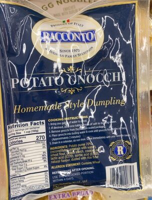 Homemade Style Potato Gnocchi