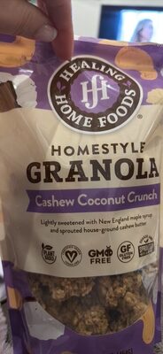 HOMESTYLE GRANOLA Cashew Coconut Crunch