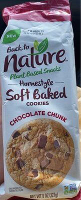 Homestyle Soft Baked Chocolate Chunk Cookies