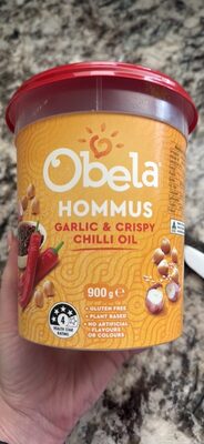 Hommus Garlic & Crispy Chilli Oil