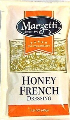 Honey french dressing contains sugar
