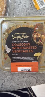 Honey & Lemon Couscous with Roasted Vegetables