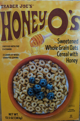 Honey O's Sweetened Whole Grain Oats Cereal with Honey