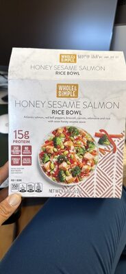 Honey Sesame Salmon Rice Bowl