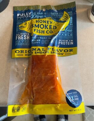 Honey smoked salmon stackers