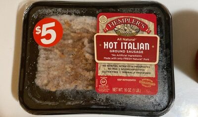 Hot Italian Ground Sausage