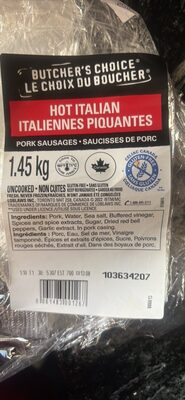 Hot Italian Pork Sausages
