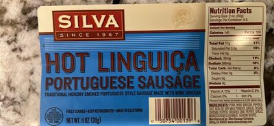 Hot Linguica Portuguese Sausage