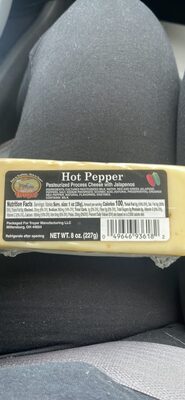 Hot Pepper Pasteurized Process Cheese with Jalapenos