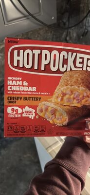 Hot Pockets Hickory Ham & Cheddar Crispy Buttery Crust