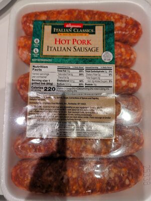 Hot Pork Italian Sausage