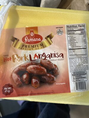Hot Pork Longanisa