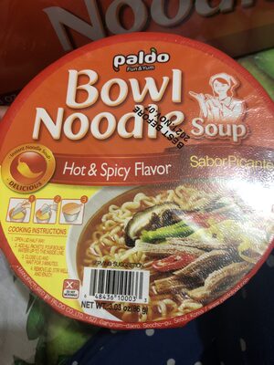 Hot spicy noodle soup