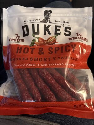 Hot & Spicy Smoked Shorty Sausages
