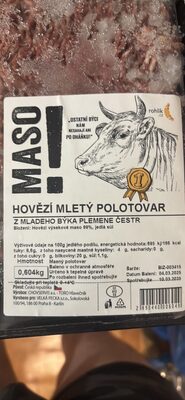Hovězí mletý polotovar