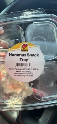 Hummus Snack Tray