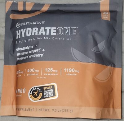 Hydrateone Electrolyte Drink Mix