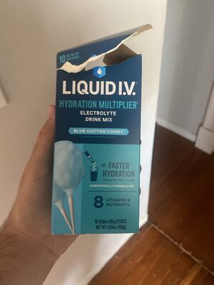 Hydration Multiplier Electrolytes Drink Mix Blue Cotton Candy