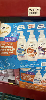 Hypoallergenic Foaming Body Wash Variety Pack