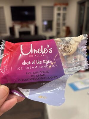 Ice Cream Sandwich Chai Of The Tiger