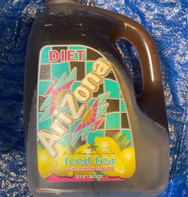 Ice tea with lemon flavlor