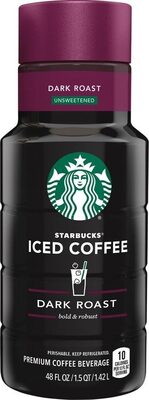 Iced coffee dark roast