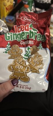 Iced Gingerbread Cookies
