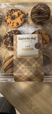 iced mini donuts